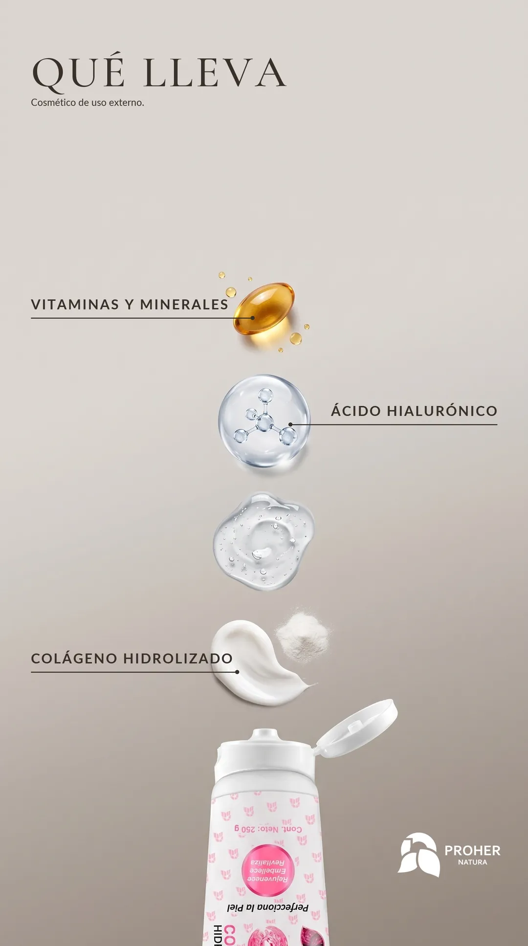 Colágeno 80/20 Proher Natura, imagen 2 de 4